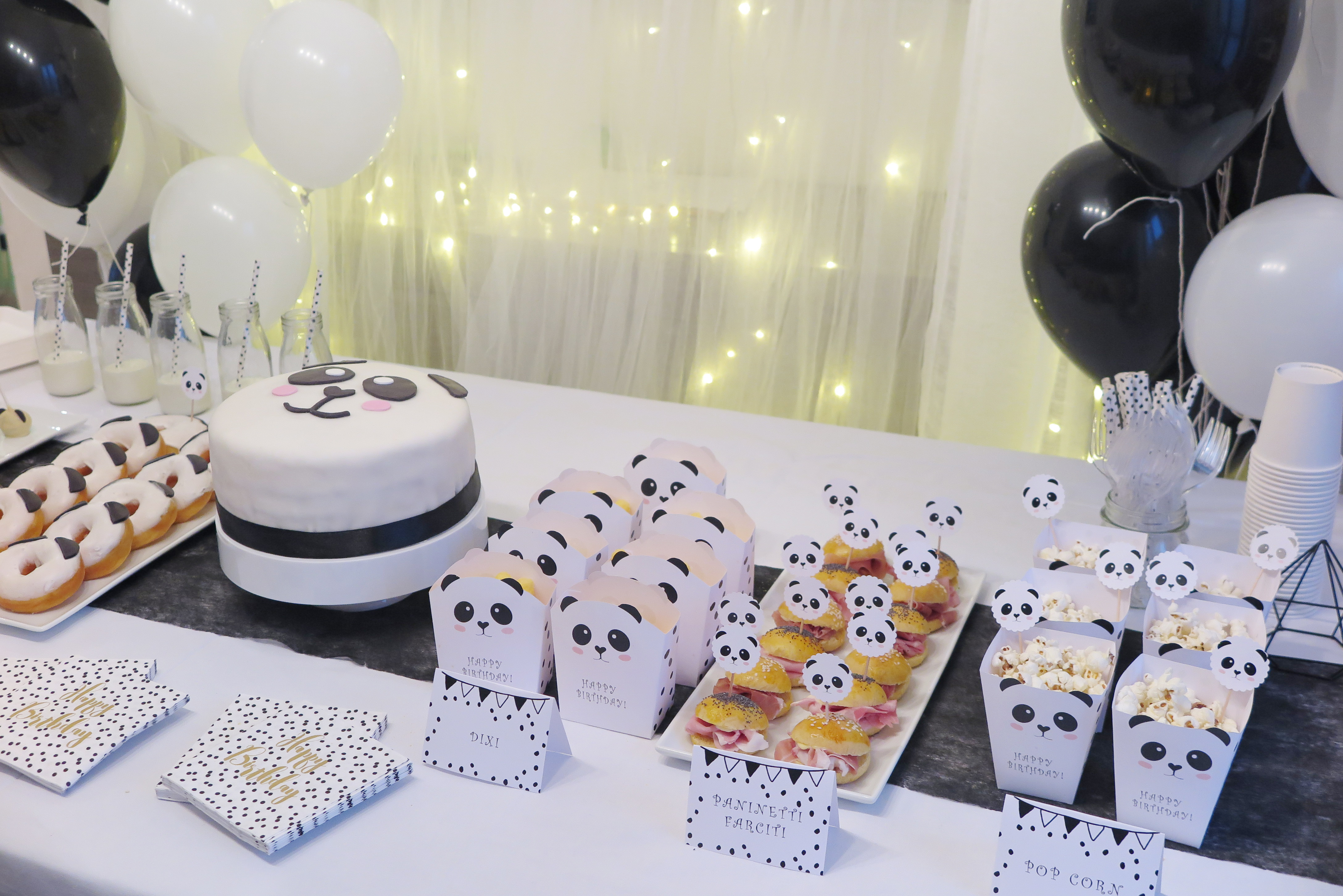 Compleanno a Tema Panda