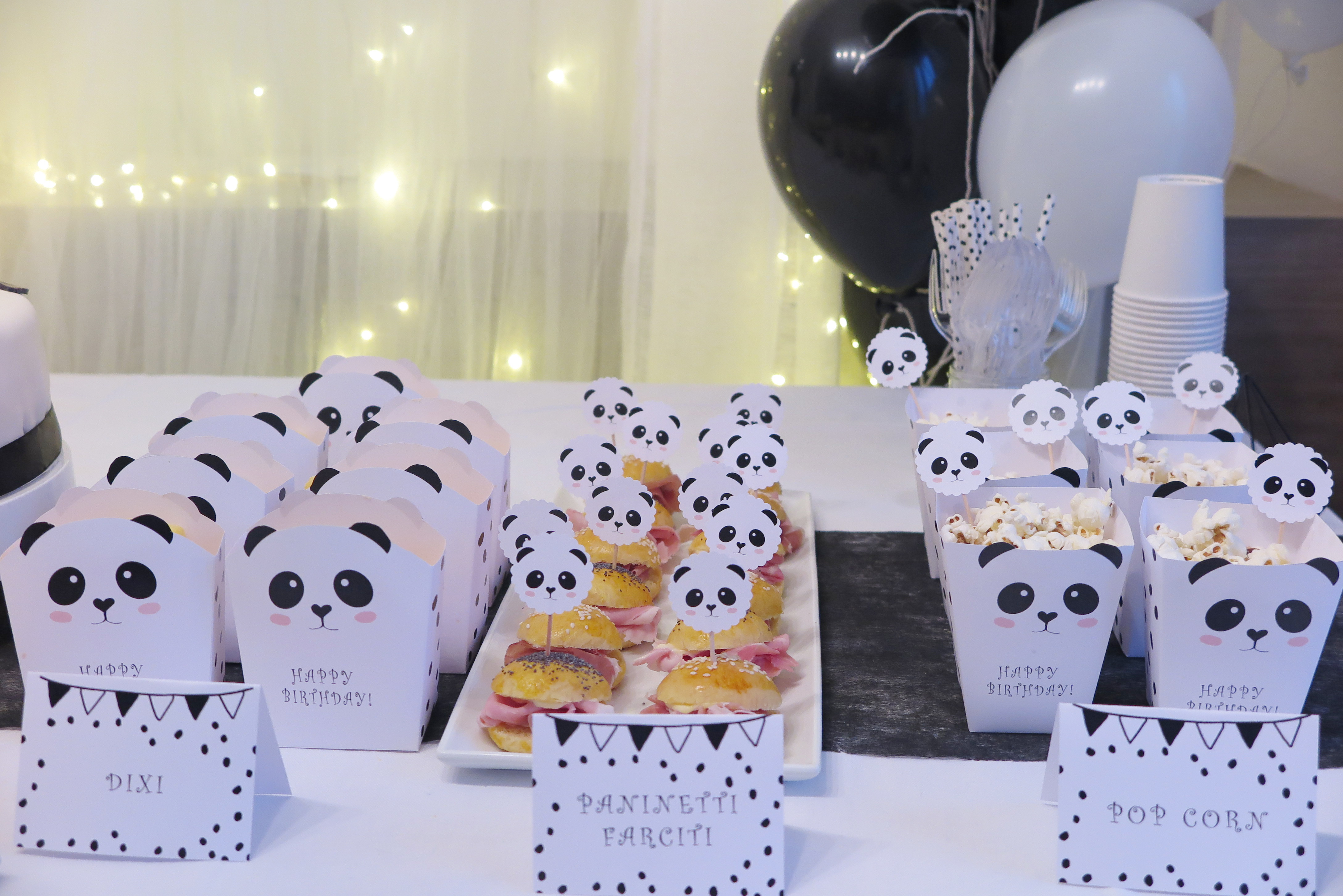Compleanno a Tema Panda