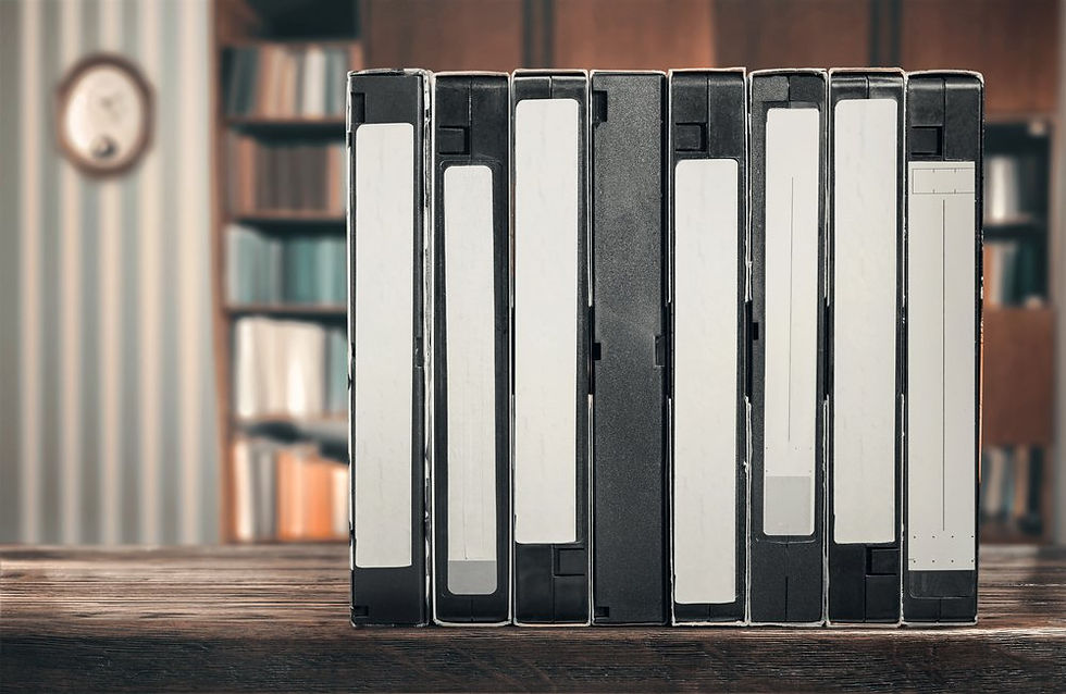 VHS tapes