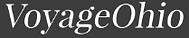 VoyageOhio is written in white on a black background
