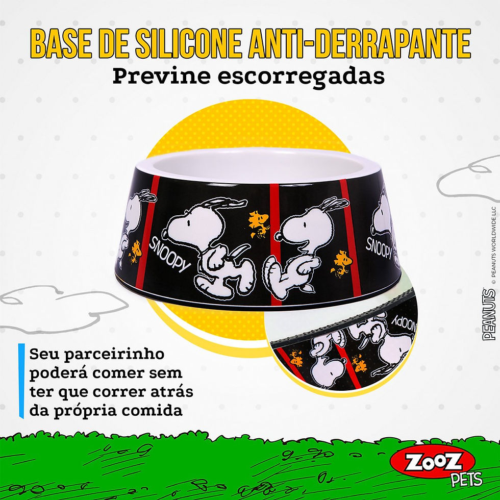 Miniatura: Comedouro Melamina Snoopy