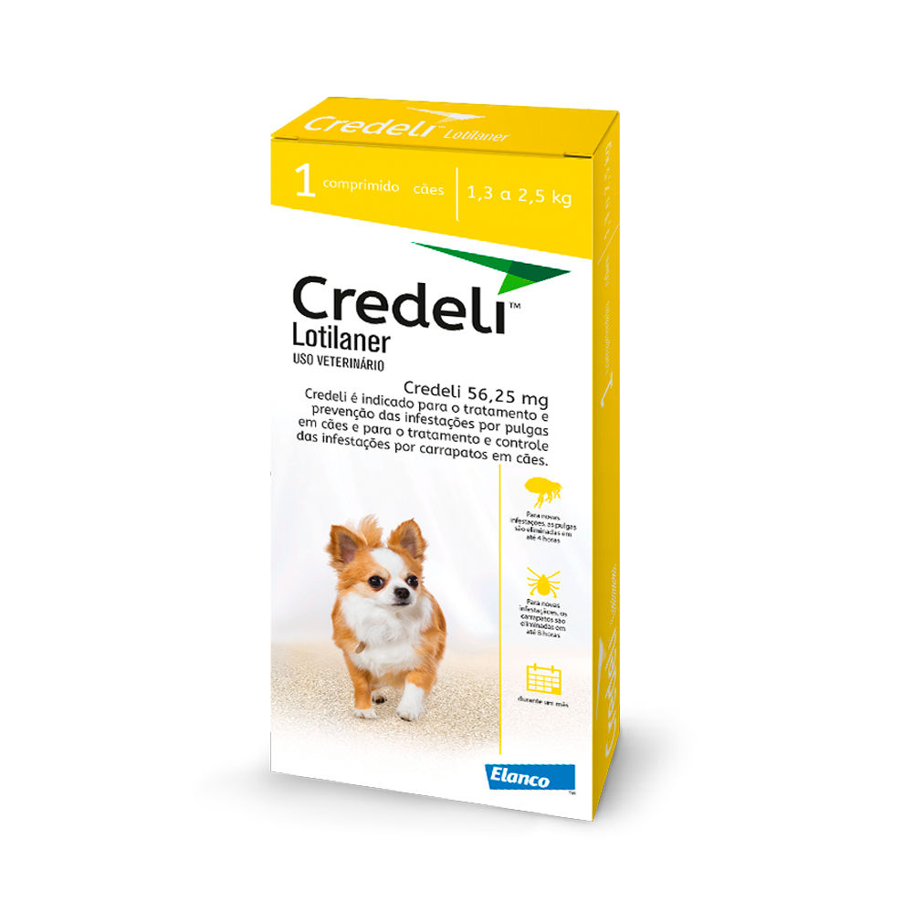 Antipulgas Credeli Elanco para Cães 1,3 a 2,5kg