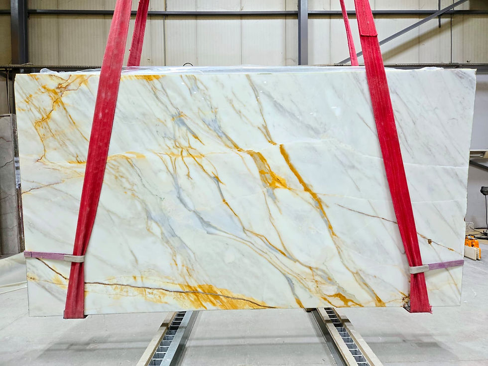 Küçük resim: Calacatta Borghini Mermer Plaka