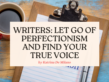 📝 Perfectionism Is Not Discipline: Letting Go to Write Better