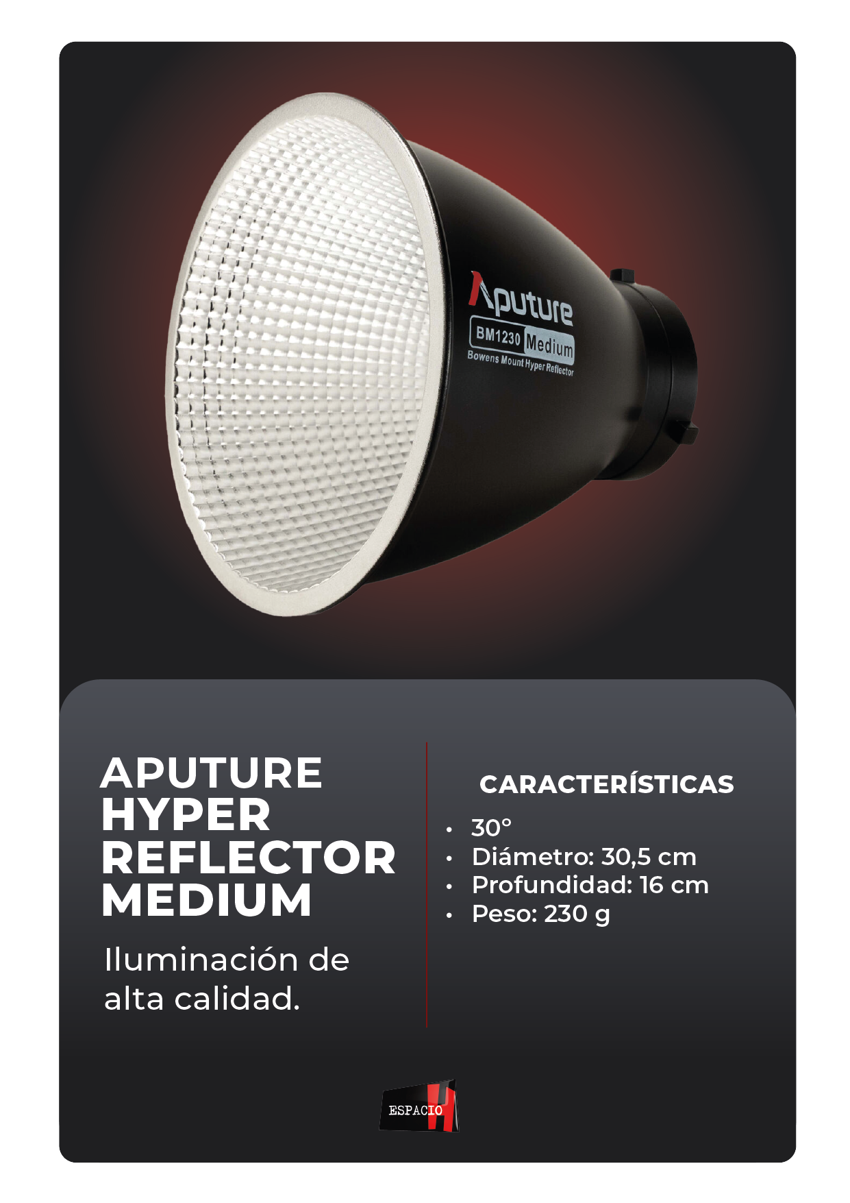 Art. 15509 - Aputure Hyper Reflector Medium