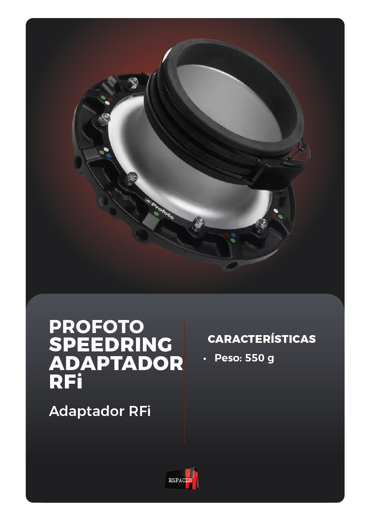 Art. 183 - Profoto Speedring Adaptador RFi