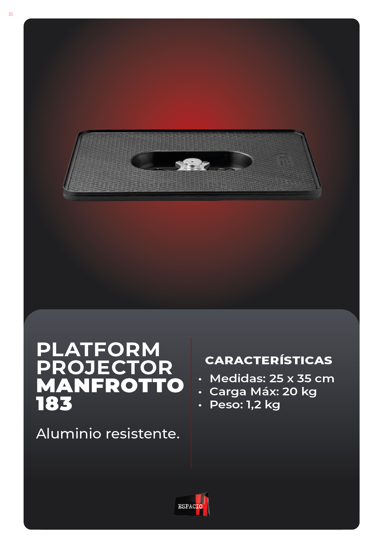 Manfrotto 183 Platform for Projector