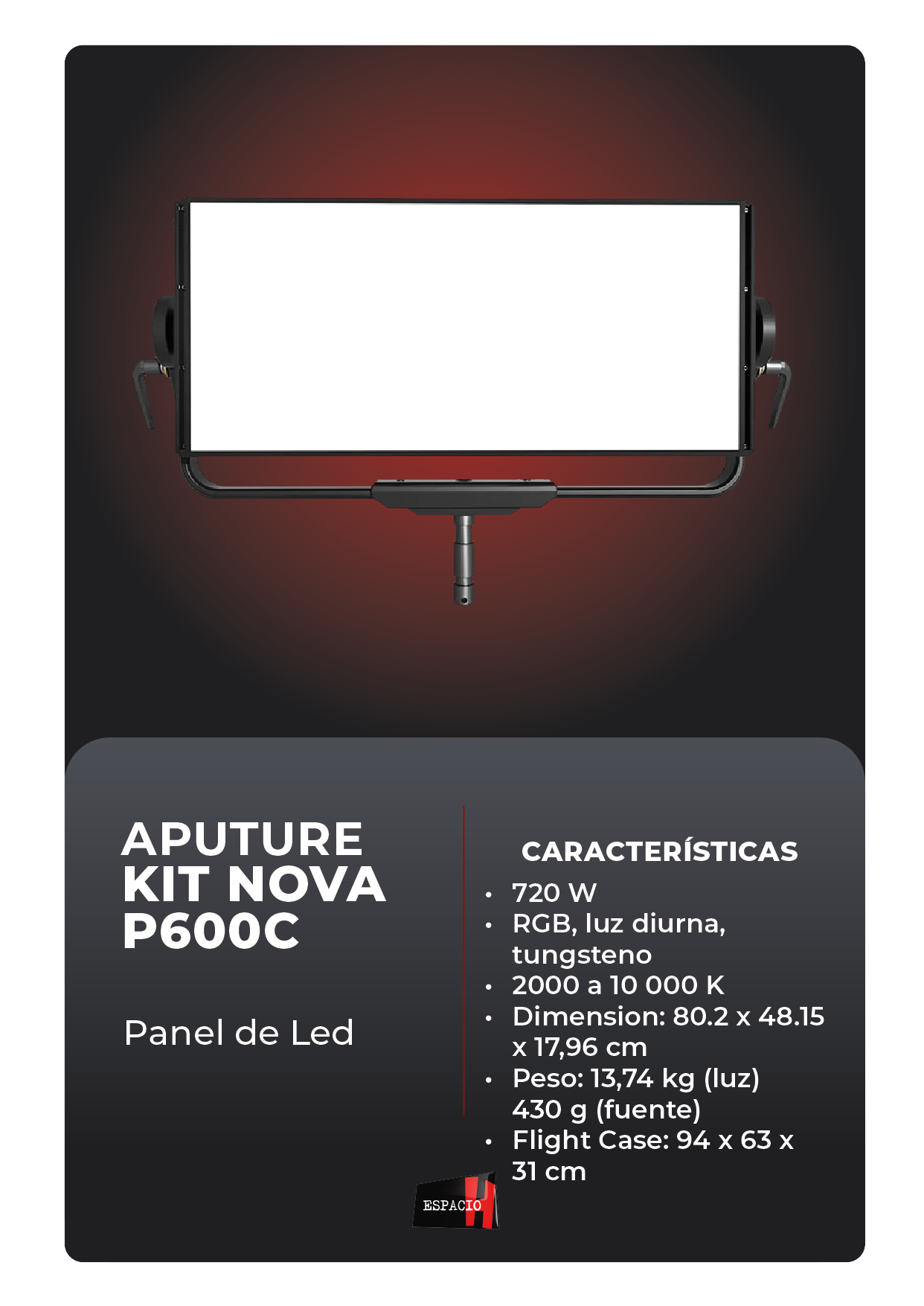 Art. 15020 - Aputure Kit Nova P600c