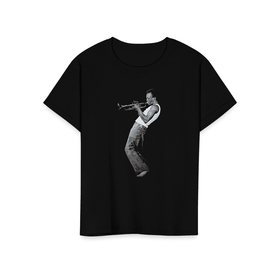 Thumbnail: Miles Davis Playing His Trumpet Artwork T-Shirt