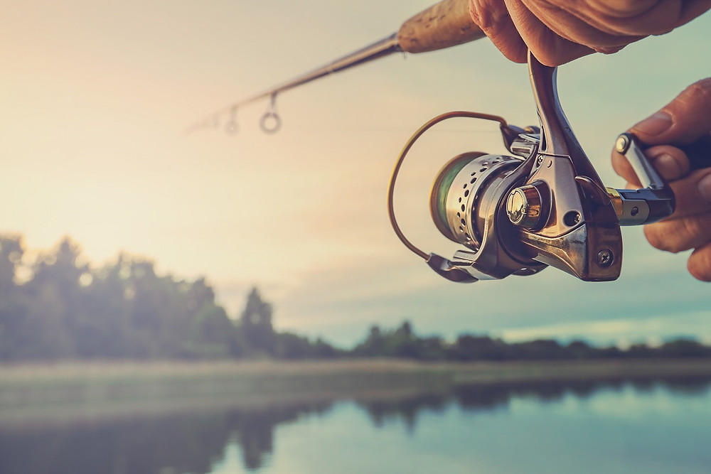 Casting Fishing Rod in Water