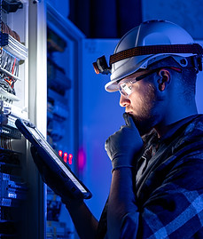 eletricista-de-macacao-focado-no-trabalho-em-central-eletrica-com-fusiveis-usando-tablet.j
