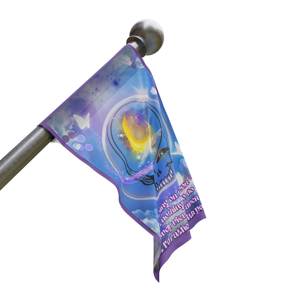 Thumbnail: Standing on the Moon Lyric Flag Flag