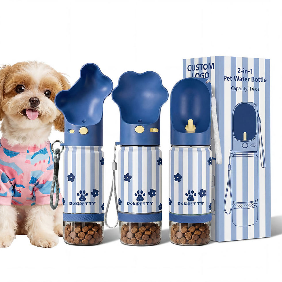 Miniature : Bouteille d'Eau de Voyage pour Chien 14oz 18oz en Acier Inoxydable