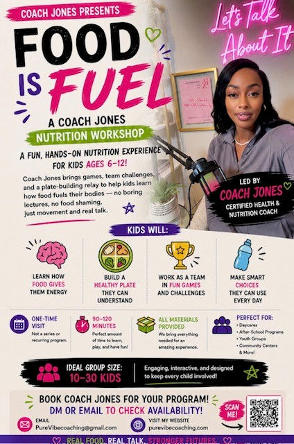 Food Is Fuel | A Coach Jones Nutrtition Worrkshop