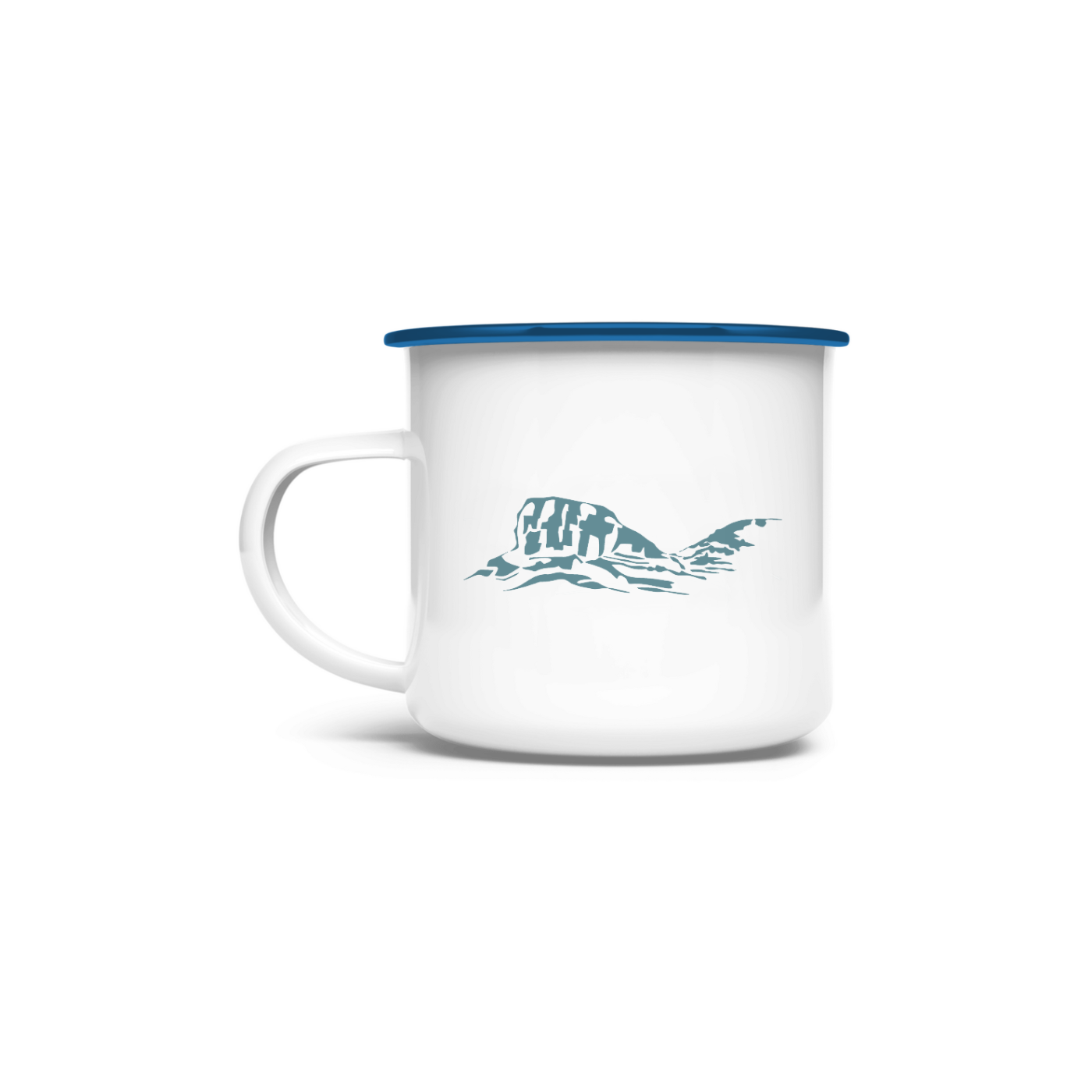Emaille-Tasse Berg