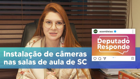Câmeras em sala: mais transparência e proteção para todos