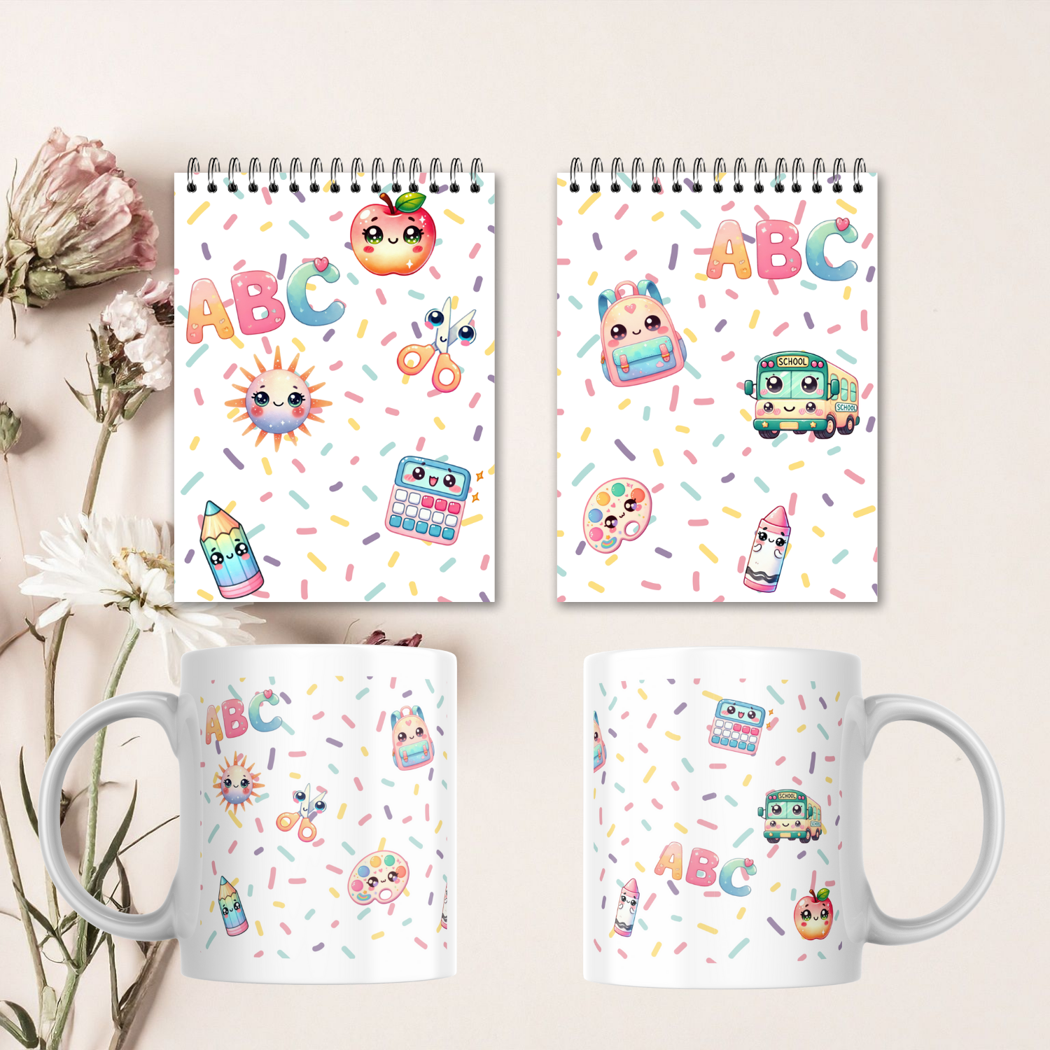 Duo calepin et tasse 15 oZ - ABC