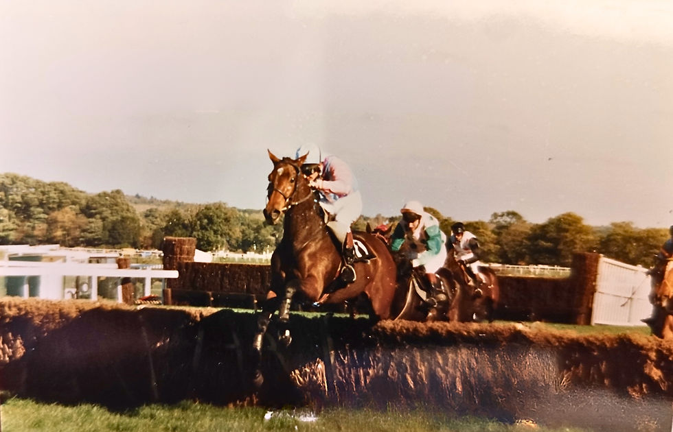 Jockey Jo Lodder wins at Ascot on Return To Romance.
