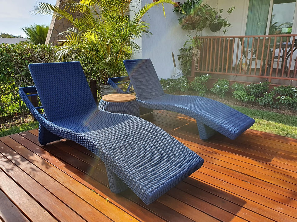 Miniatura: Espreguiçadeira Reclinável CAIRO Corda