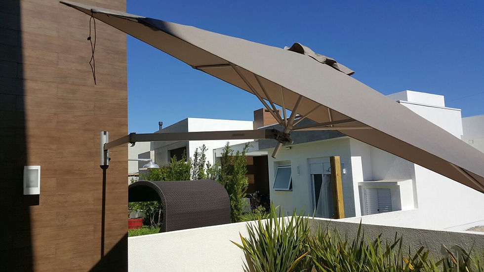 Miniatura: Ombrelone de Parede WALLFLEX 3,00 M com Braço Articulado