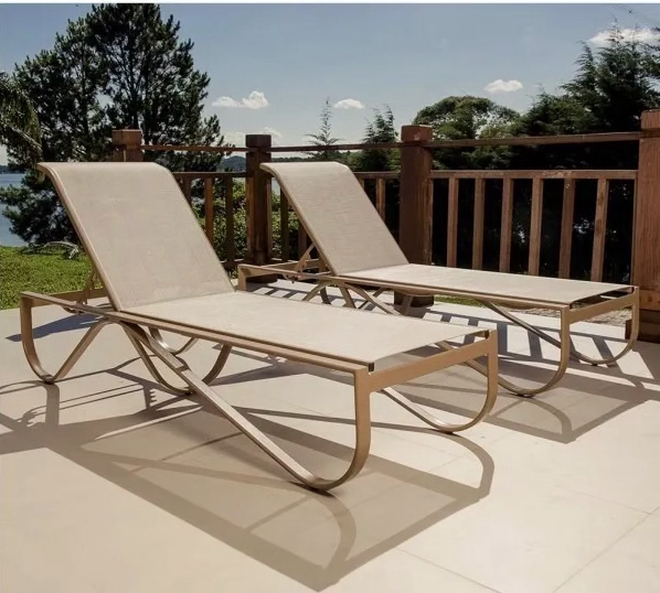 Miniatura: Espreguiçadeira em Tela