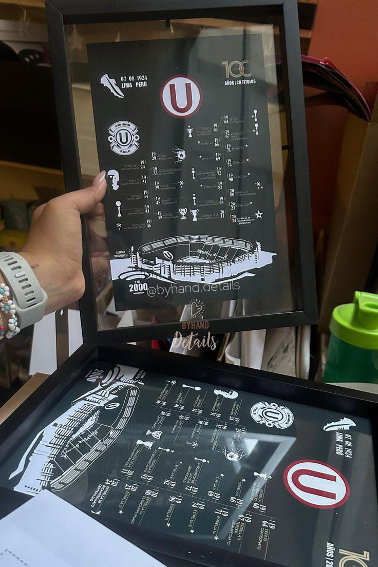 Miniatura: Cuadro Conmemorativo Universitario de Deportes ('U')| Colección Historia Crema