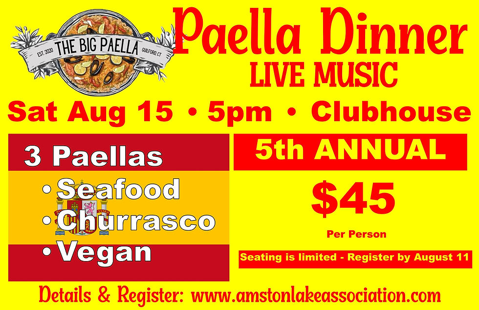 Paella Dinner 2026!