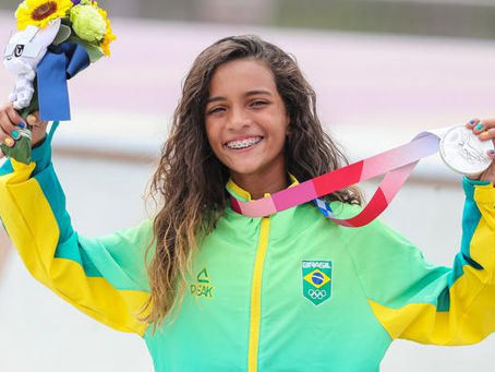 Rayssa Leal, a Fadinha, é medalhista mais jovem em 85 anos de Jogos