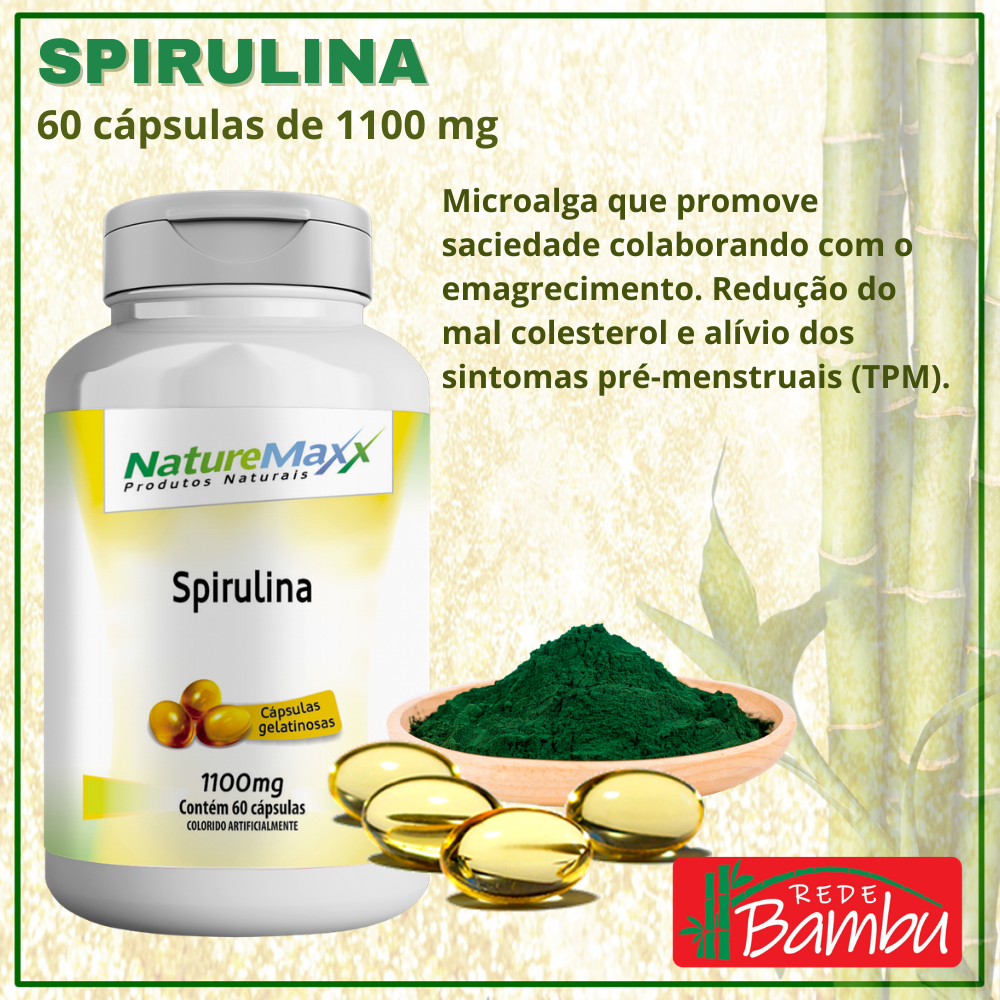 Spirulina 60 Cápsulas