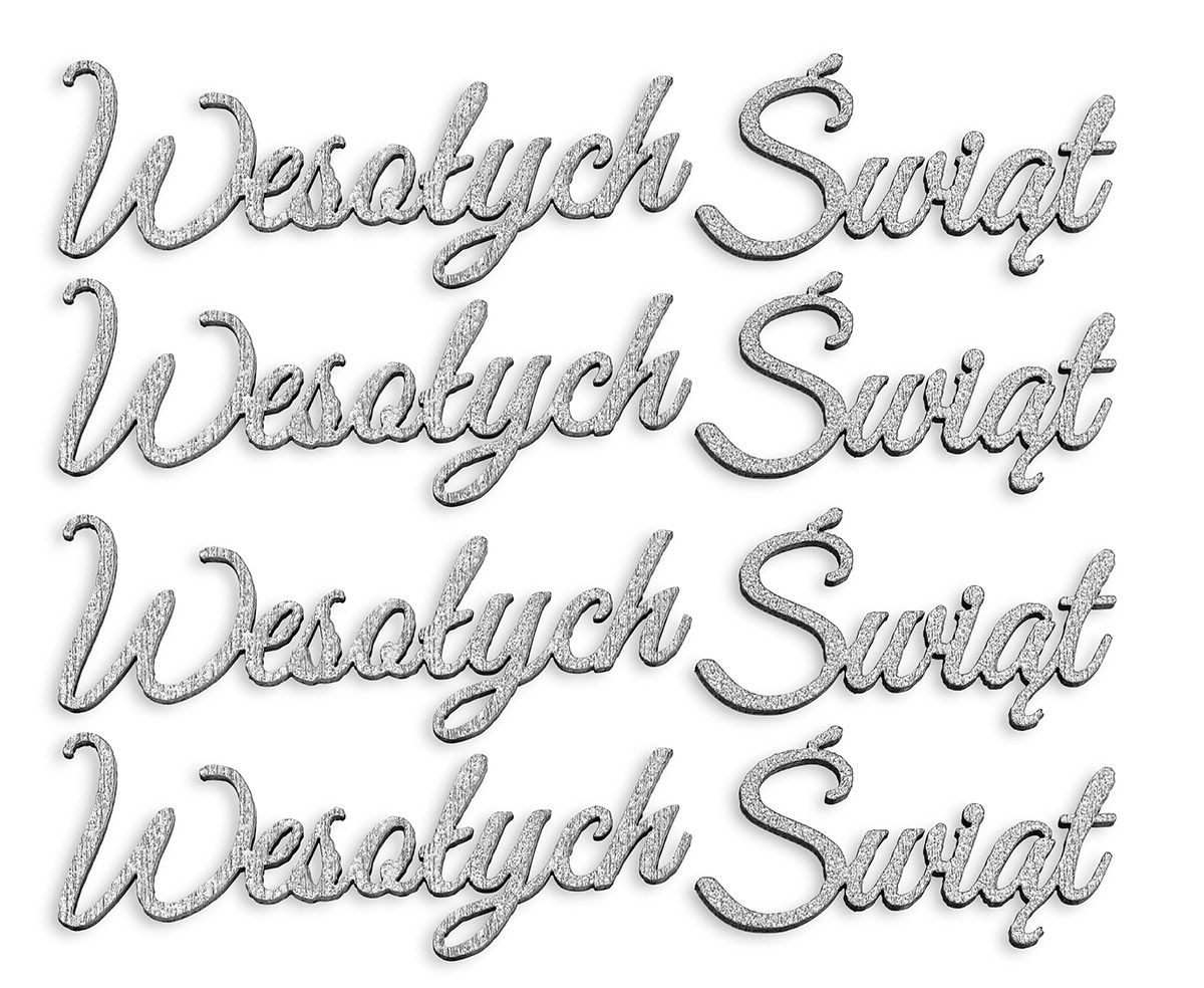 Napisy „Wesołych Świąt”2