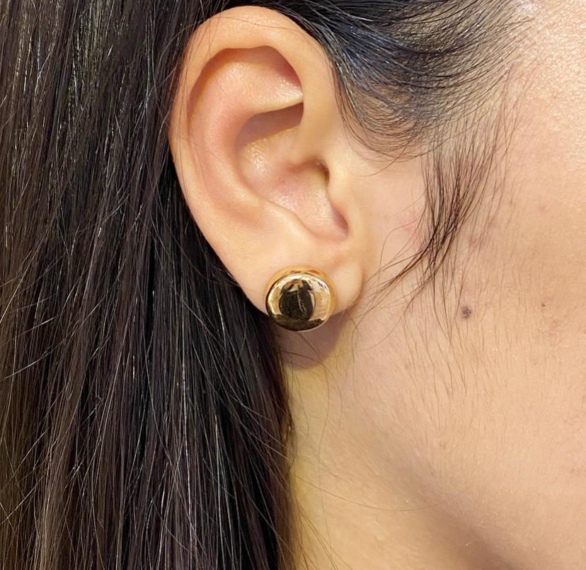 Miniatura: Brinco Botão Liso