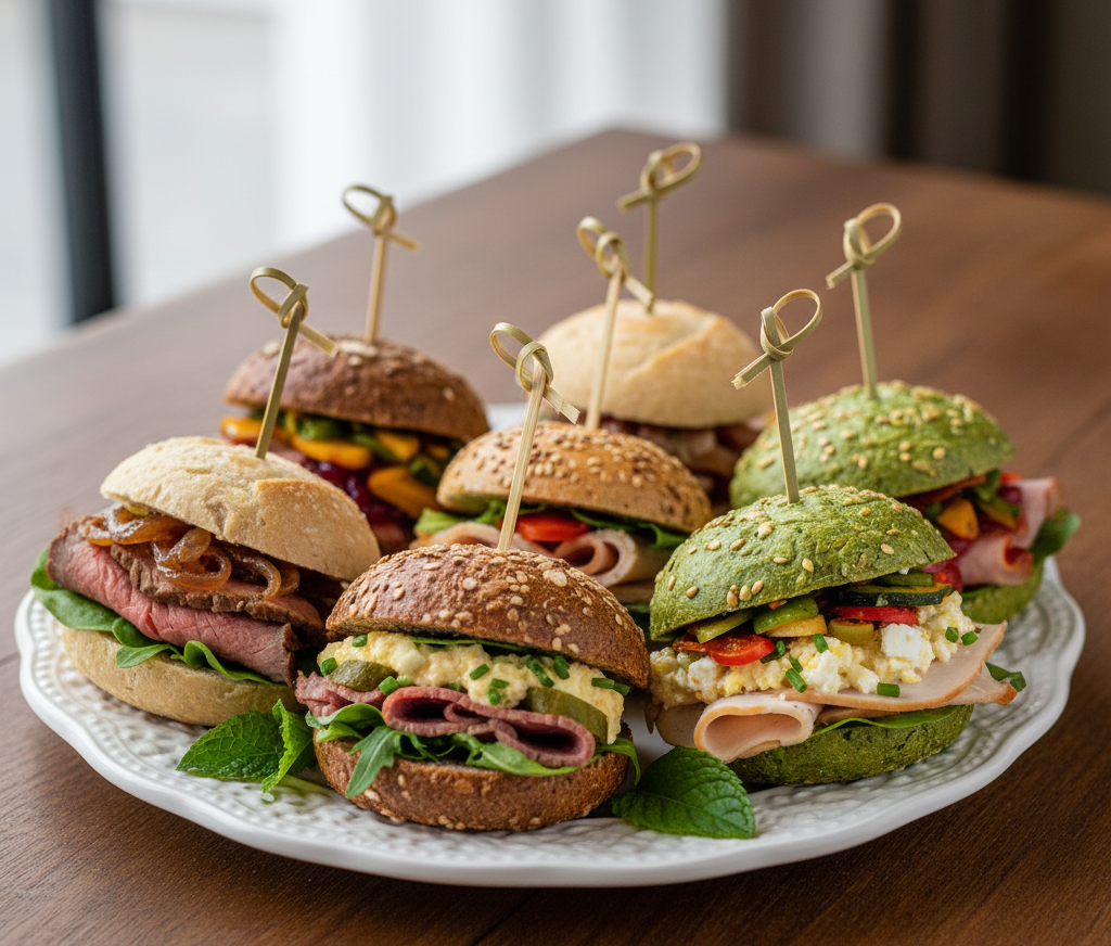 Arranged Food and Objects