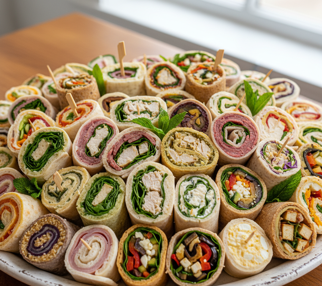 Arranged Food and Objects