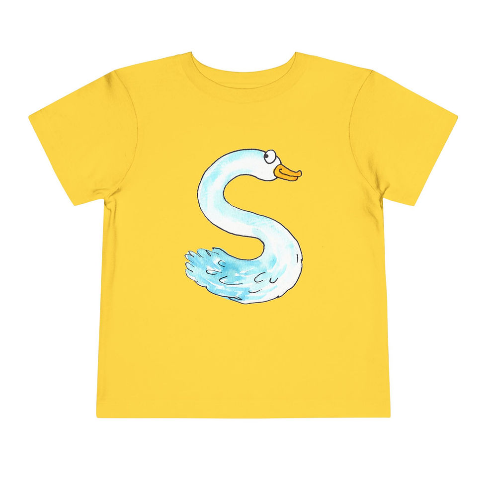 Thumbnail: Toddler Short Sleeve Tee - Sadie Swan