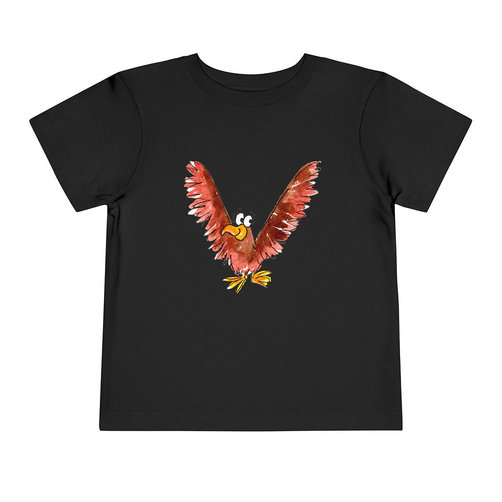 Thumbnail: Toddler Short Sleeve Tee - Victoria Vulture