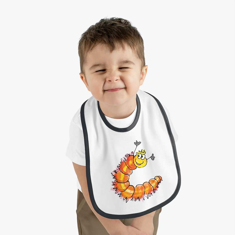 Thumbnail: Baby Bib - Casper Caterpillar
