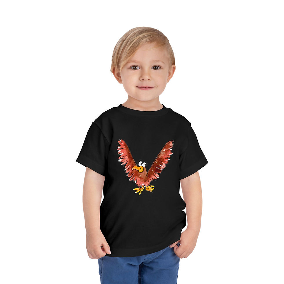Thumbnail: Toddler Short Sleeve Tee - Victoria Vulture