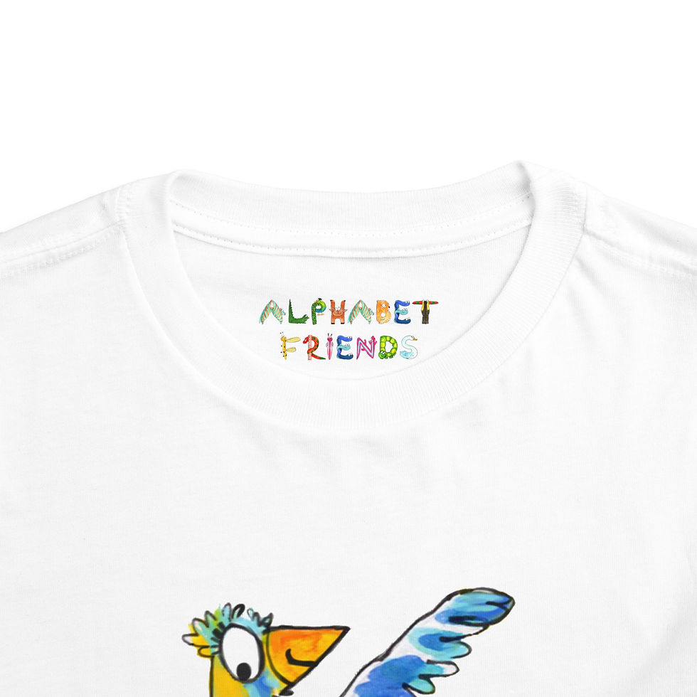 Thumbnail: Toddler Short Sleeve Tee - Katrina Kingfisher