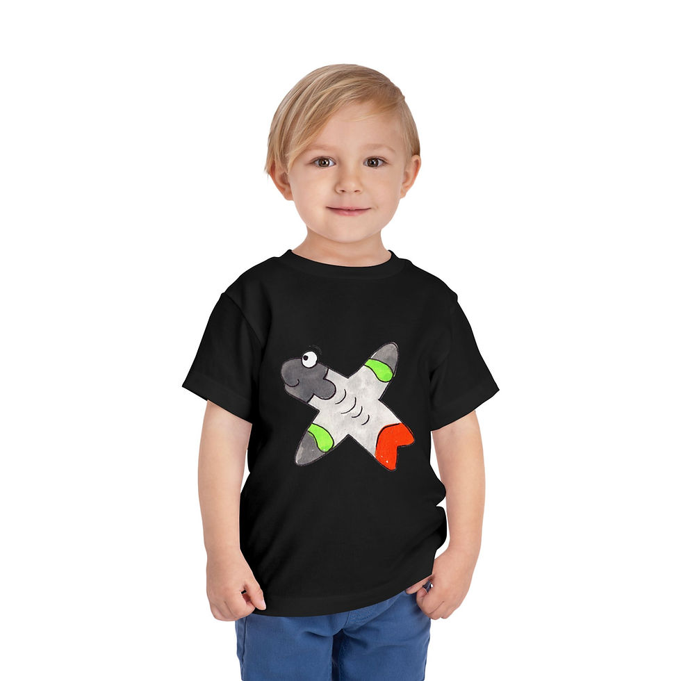 Thumbnail: Toddler Short Sleeve Tee - Xander X-ray fish
