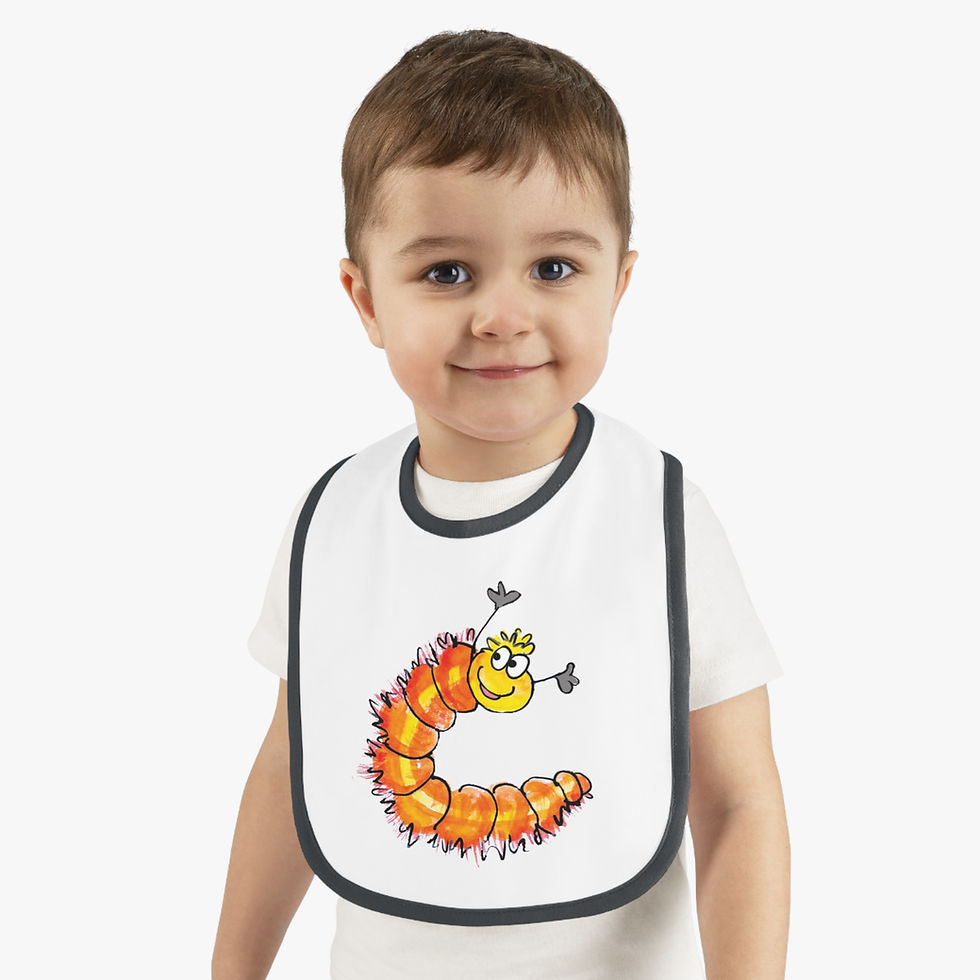 Thumbnail: Baby Bib - Casper Caterpillar