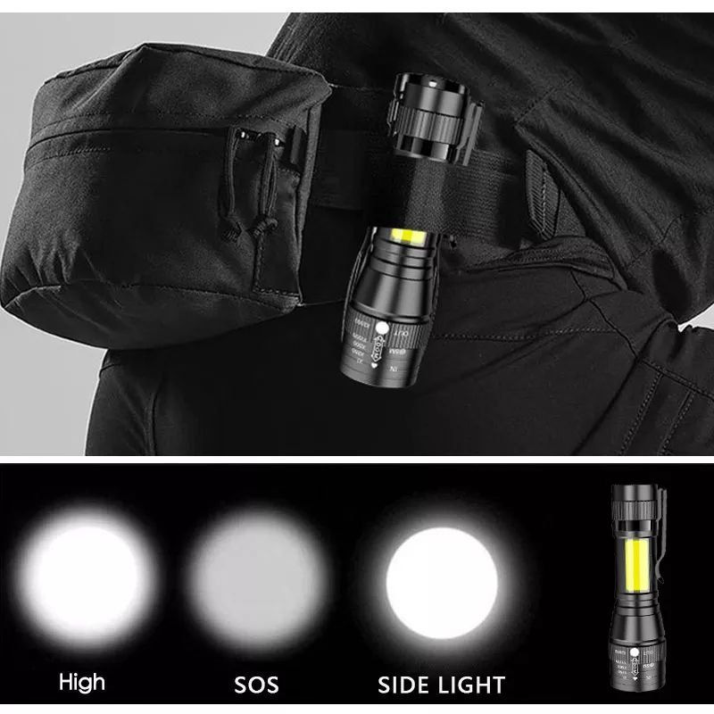 Miniatura: Mini Linterna LED con ZOOM