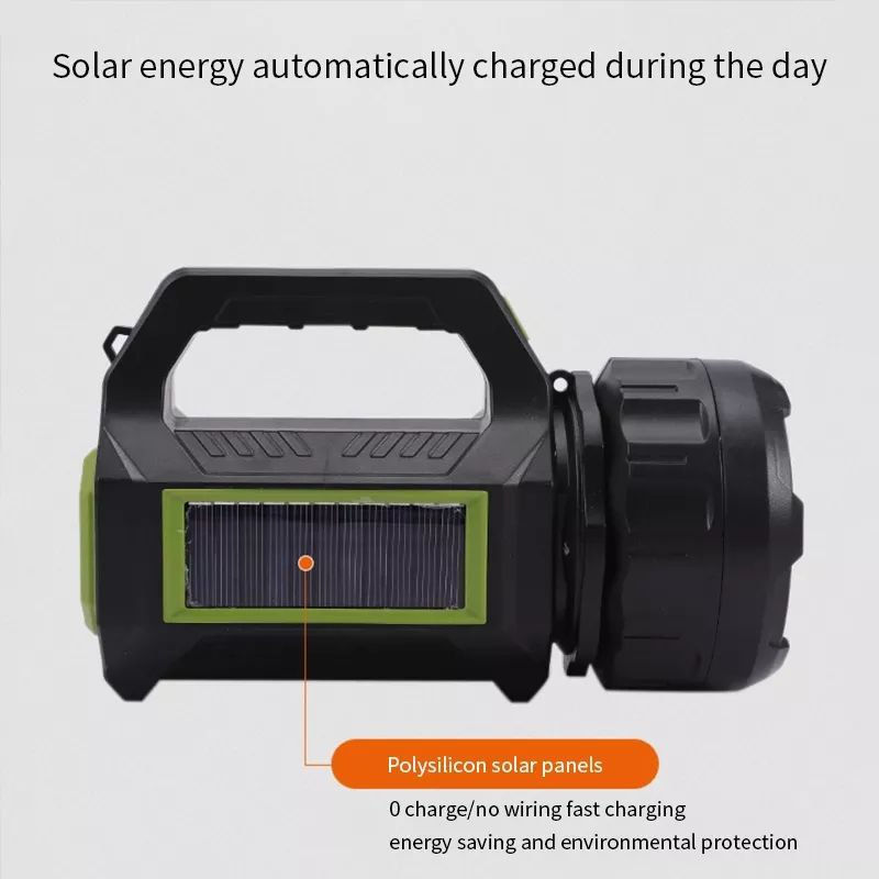 Miniatura: LINTERNA PATRULLAJE SOLAR 12000 LUMEN