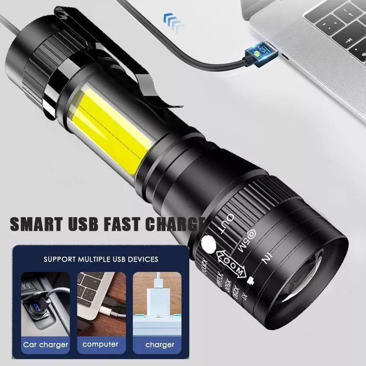 Miniatura: Mini Linterna LED con ZOOM