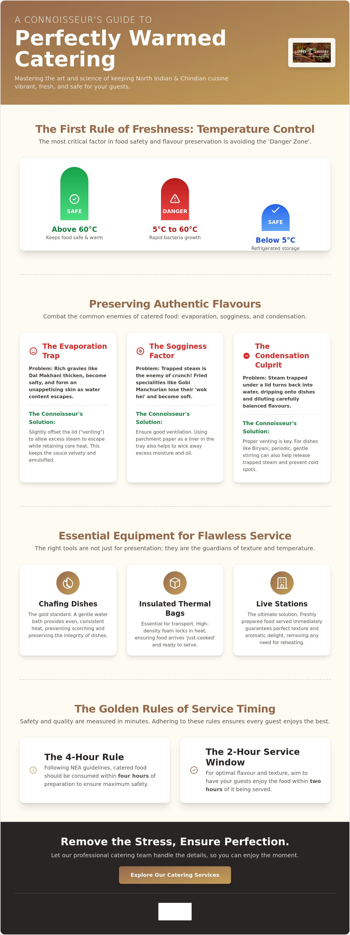 How to keep catered food warm and fresh