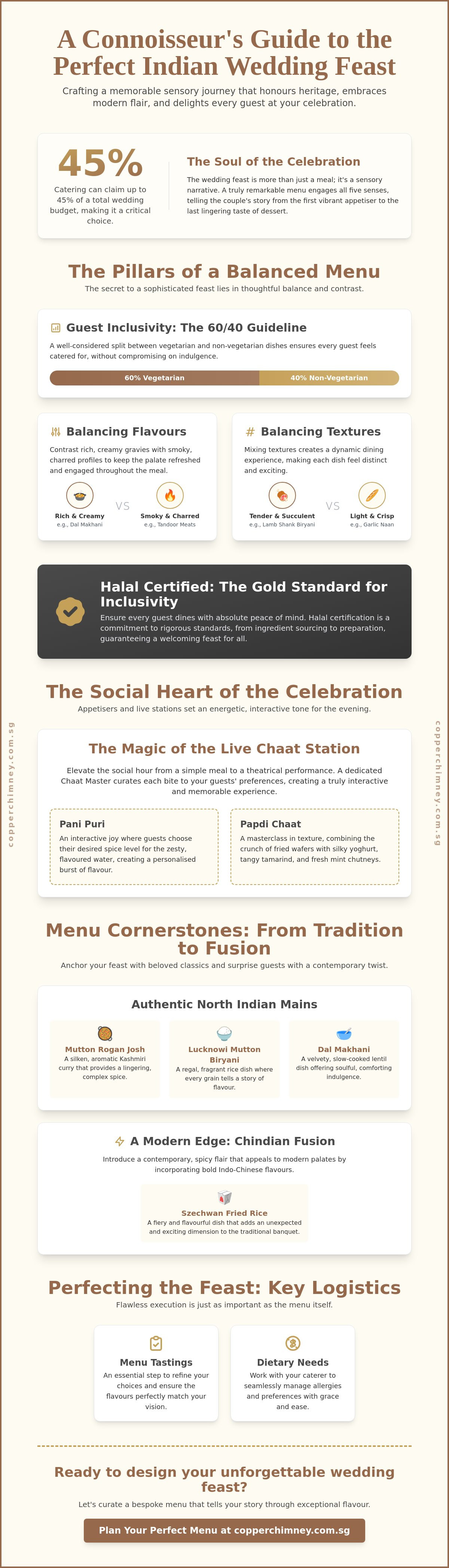 Indian wedding catering menu ideas