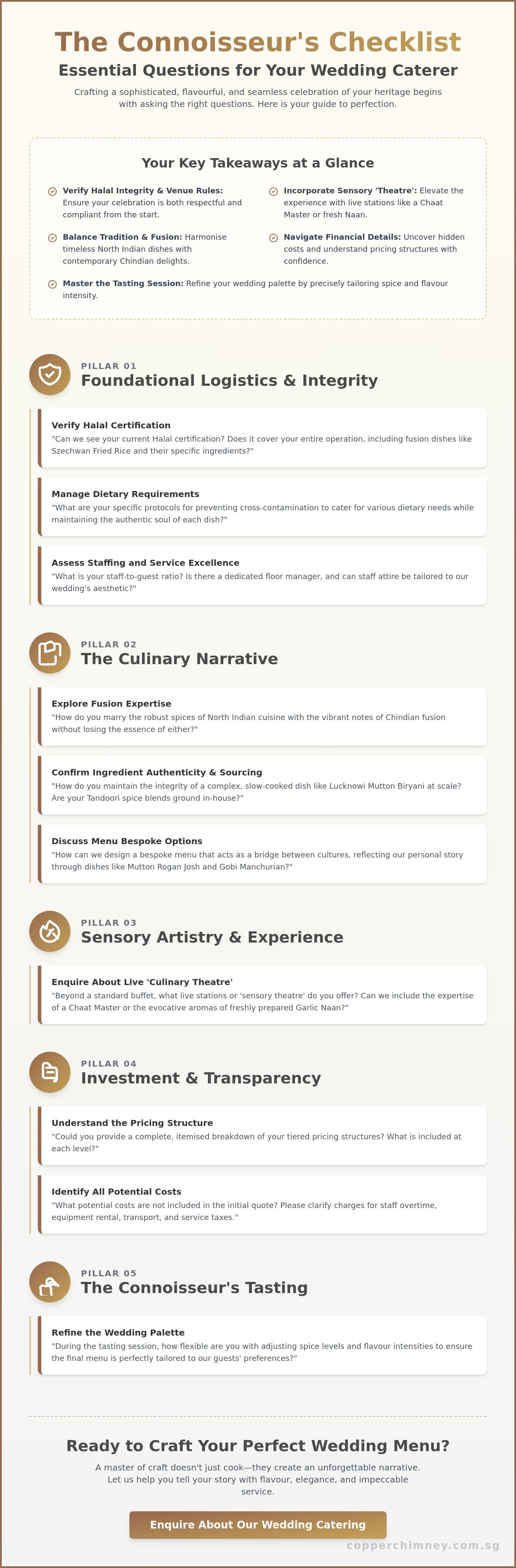 Questions to ask your wedding caterer