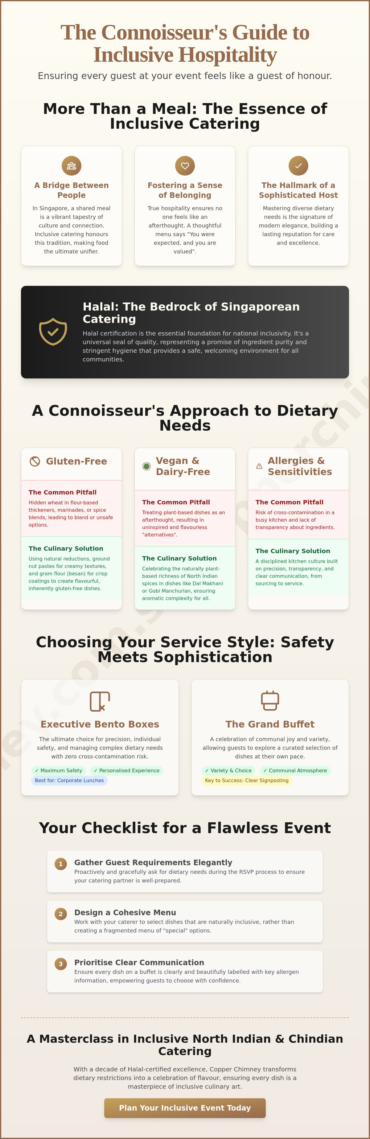 Catering for diverse dietary needs