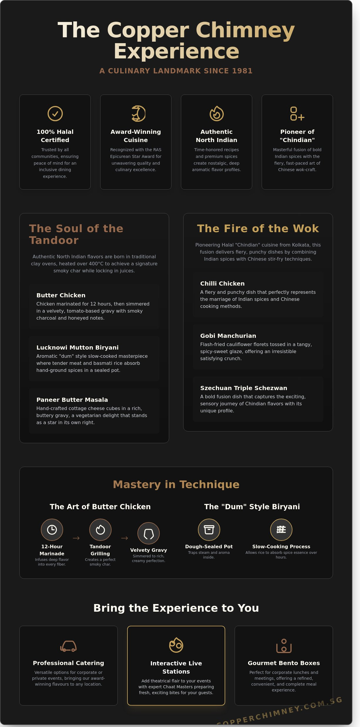 Copper chimney singapore