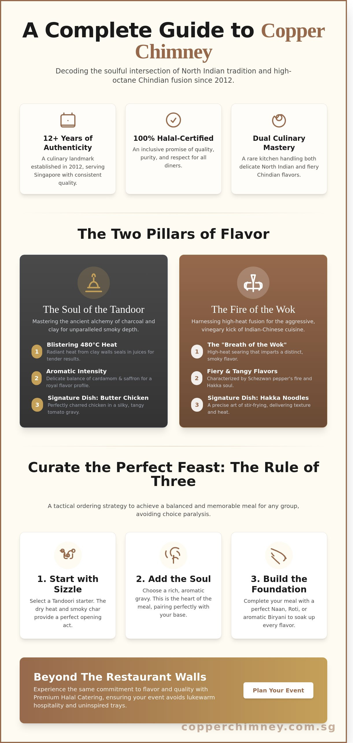 Complete guide to Copper Chimney