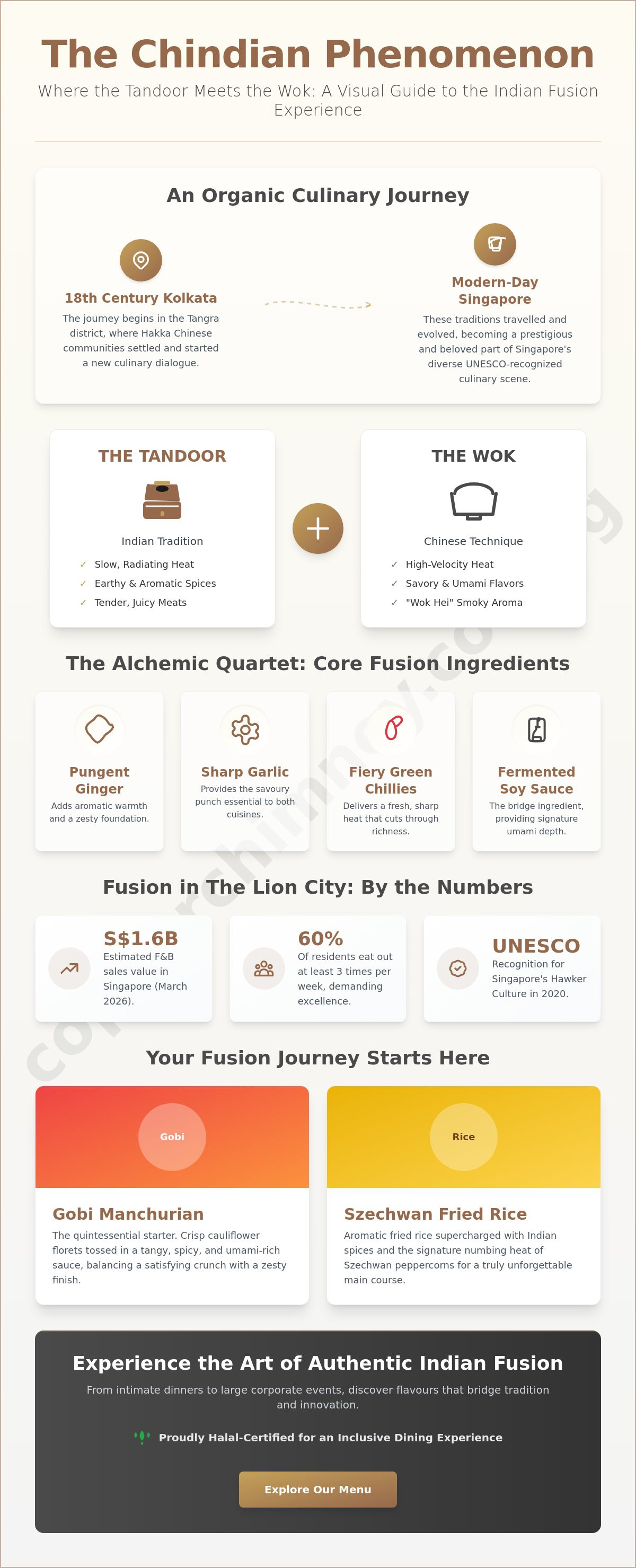 Indian fusion food experience